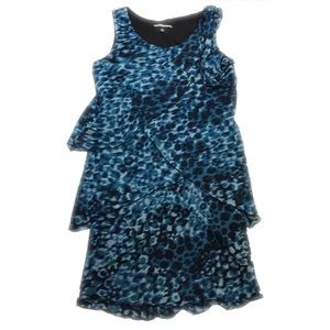 Addressing Woman Animal Print Dress